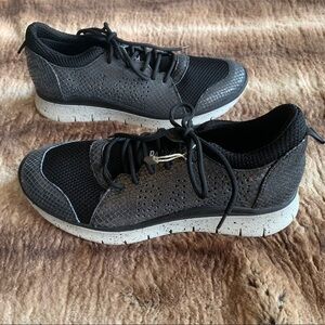 P448 Snakeskin Mesh Sneakers